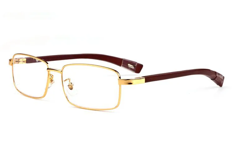 Vente en gros-2018 marque designer unisexe noir violet or bois plein cadre verre corne de buffle pour hommes femmes Véritable lunettes de soleil avec boîte rouge