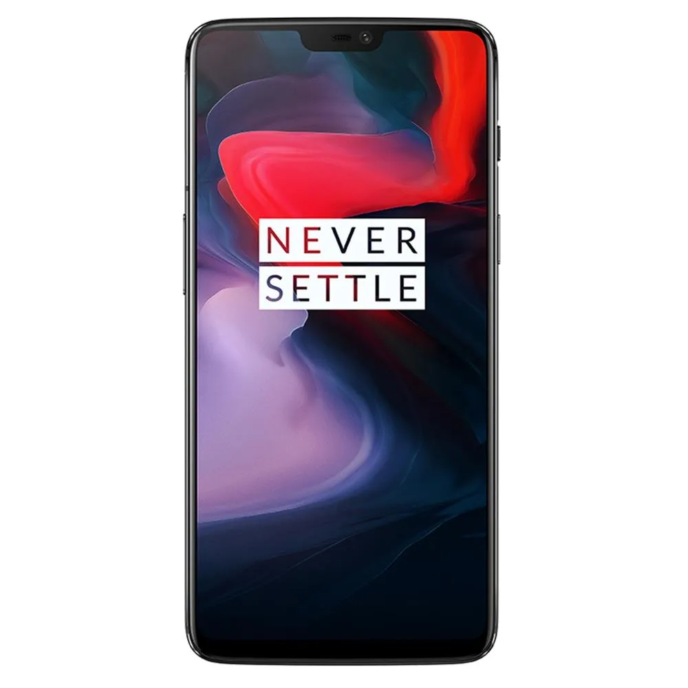 OnePlus الأصلي 6 4G LTE الهاتف الخليوي 8GB RAM 128GB 256GB ROM Snapdragon 845 Octa Core Android 6.28 "20MP بصمة الهواتف المحمولة الهاتف المحمول