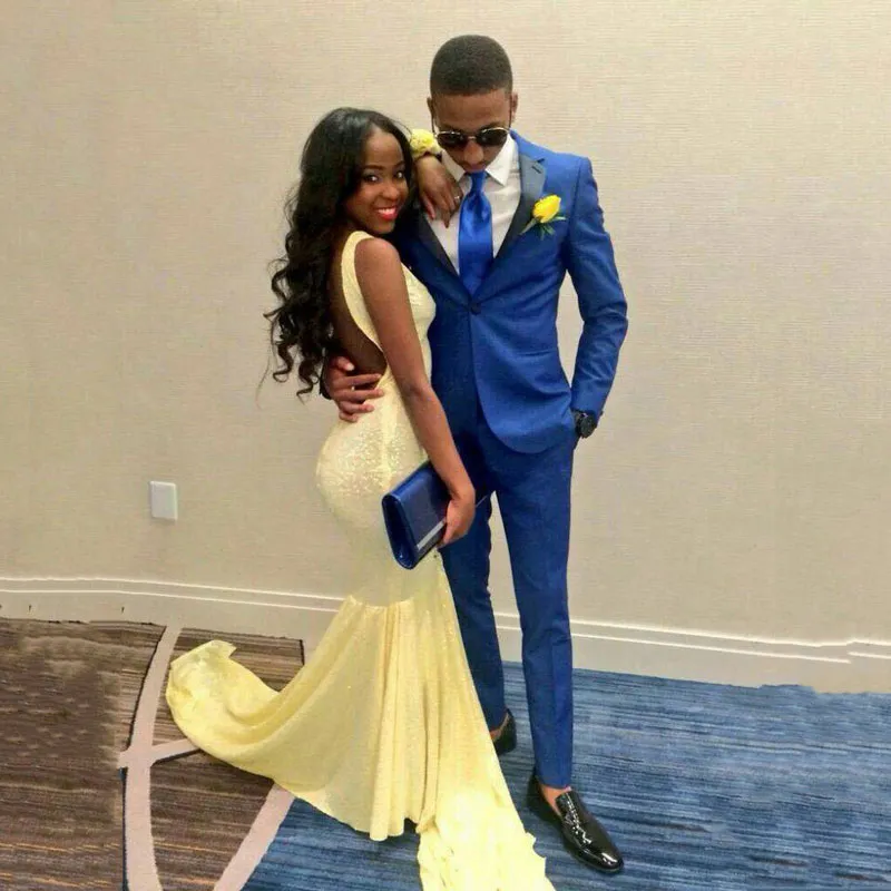 Royal Blue Men Suits Custom Made Wedding Suits For Man Bridegroom