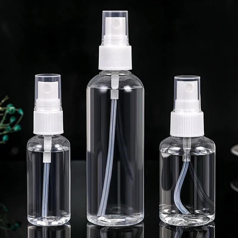 20 ml/30 ml/50 ml/100 ml Nachfüllbare Flaschen Reise Transparente Kunststoff Parfüm Flasche Leere Kleine Spray flasche WB2011