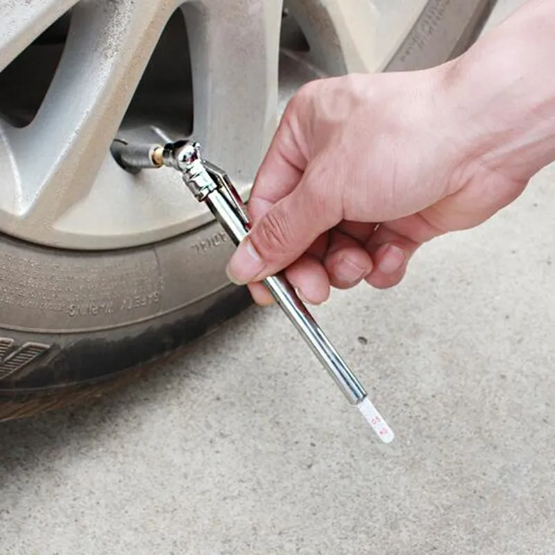 Portable Tire Air Pressure Test Gauge Vehicle Car Motorcycle Tyre Test Meter Pen PSI Diagnostic Tools