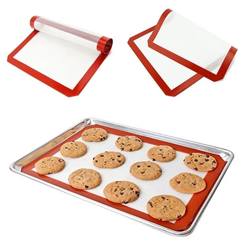 Silicone Baking Mat Food Grade Nonstick Sheet Reusable Oven Pan Liners Sheets Bakeware for Making Bread and Pastry