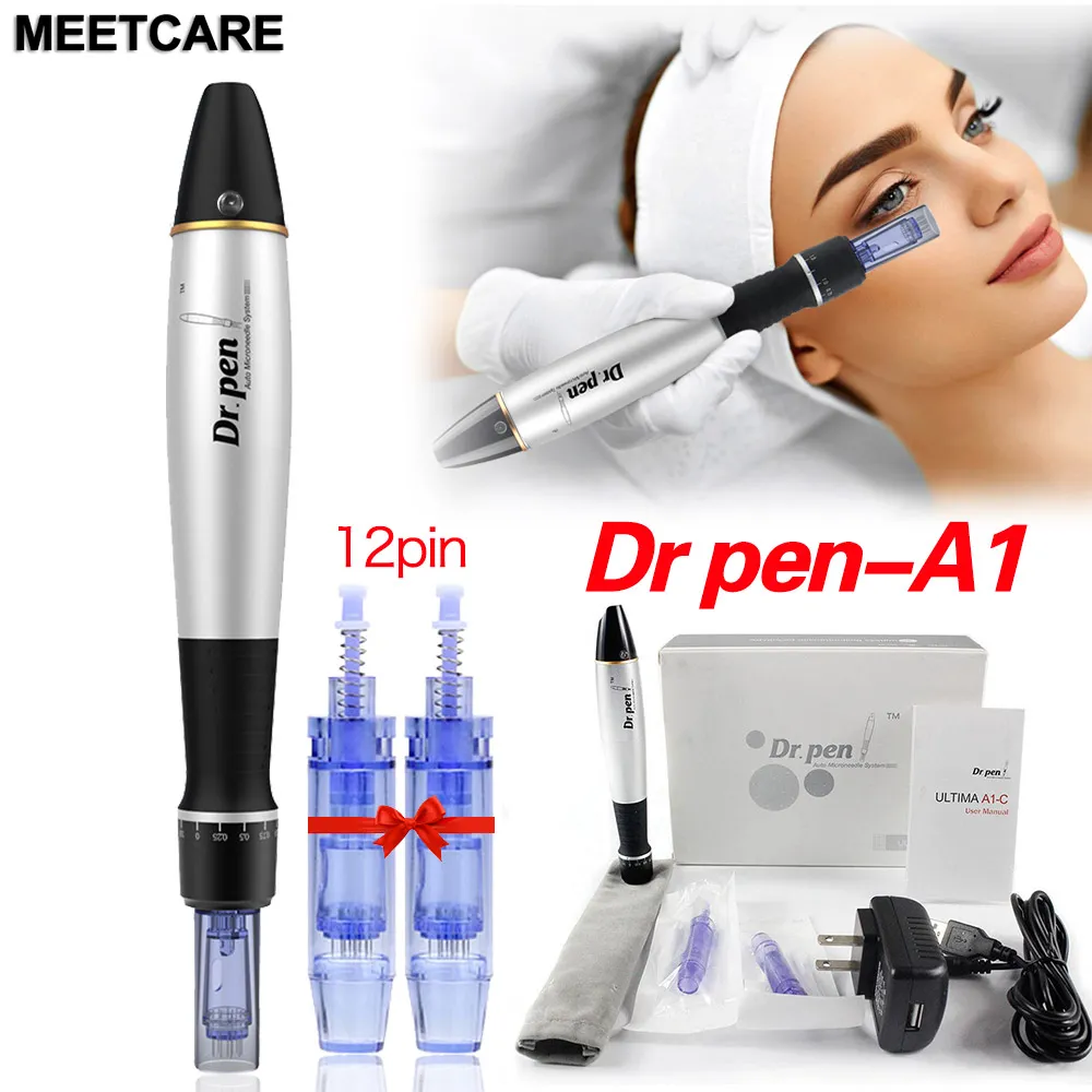 A1 проводного Derma Pen Micro игольчатых Dr Pen Ultima красота Уход за кожу Полупостоянной вышивки татуировки Microneedle устройство