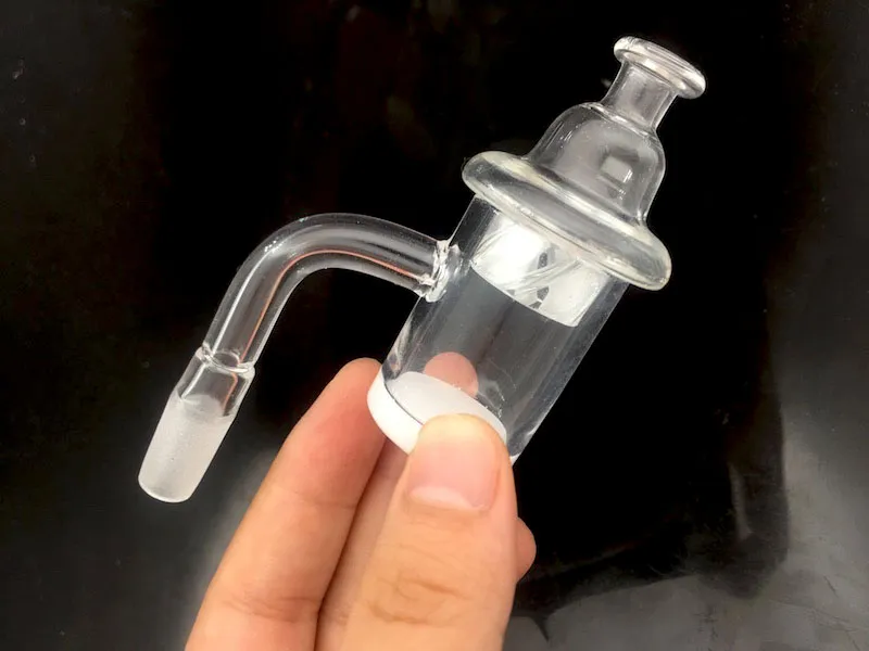 smoking pipe New Quartz Banger Nail with Spinning Carb Cap Female Male 10mm 14mm 18mm Joint 90 Degrees For Glass Bongs