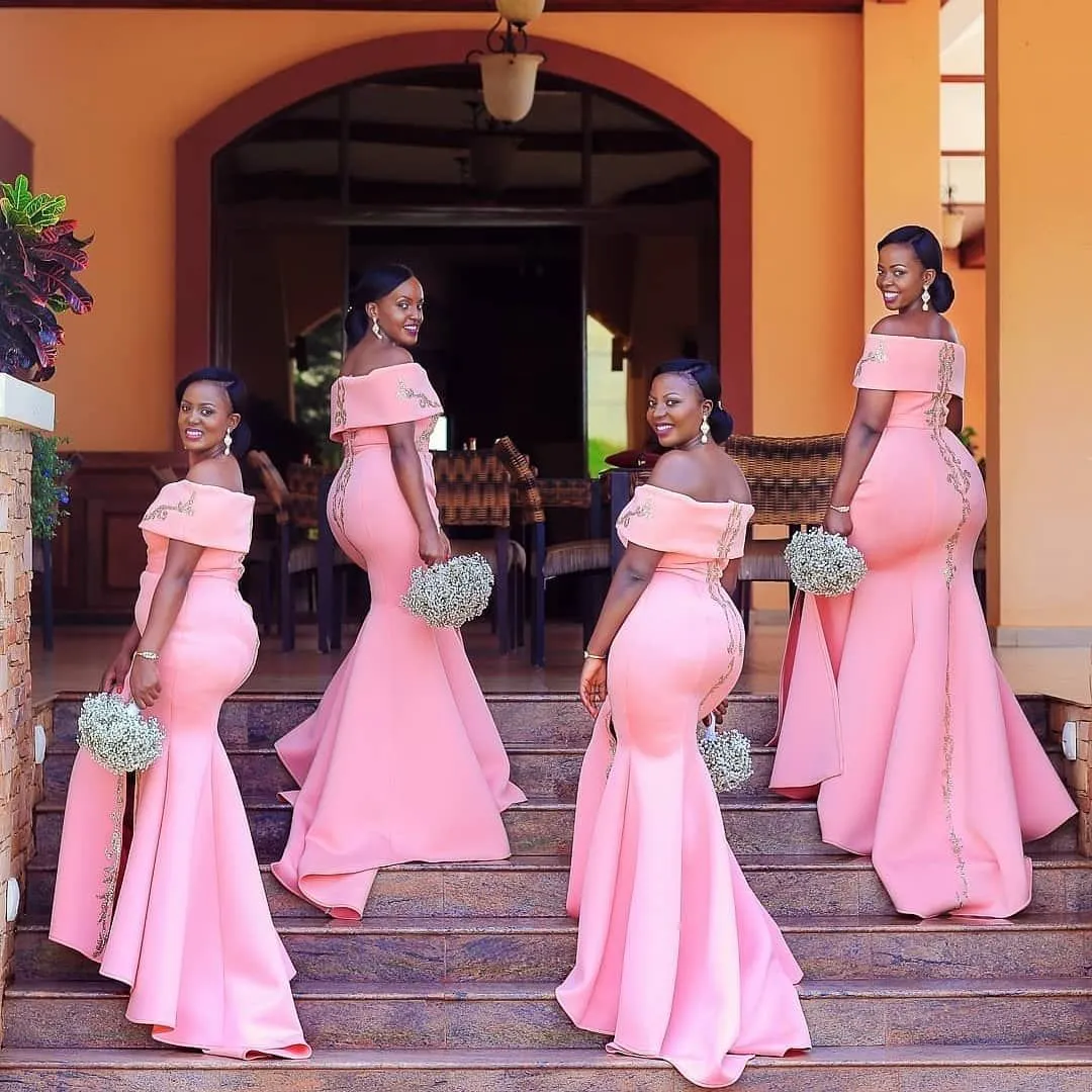 pink bridesmaid dresses