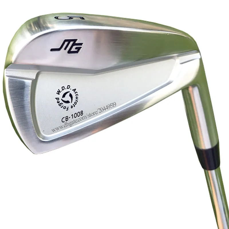 Nowe kluby golfowe MG CB-1008 Golf Irons 4-9p Golf Futed Irons Clubs Stael lub grafitowy wał R Irons Wyshapka Bezpłatna wysyłka