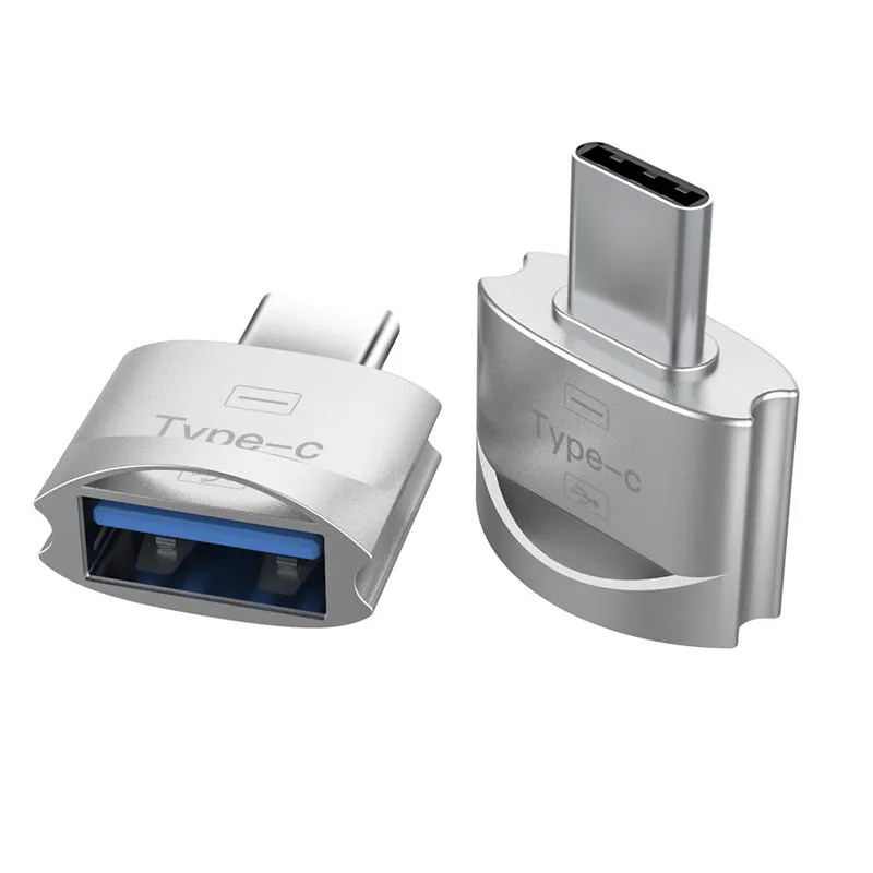 Keychain USB-C إلى USB 3.0 محول OTG Type C تحويل متوافق مع MacBook Samsung Huawei Xiaomi
