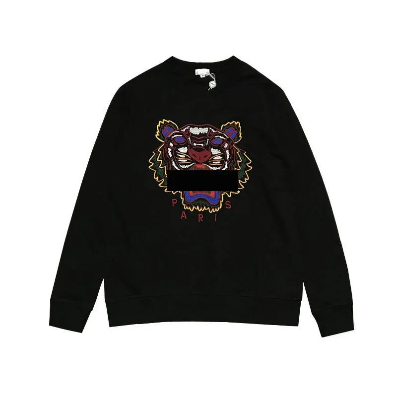 Moda-Mundo Nudista Menswear Alta Qualidade Designer Tiger Head Moletom Bordado Hip Hop Jumper Novo Hoodie