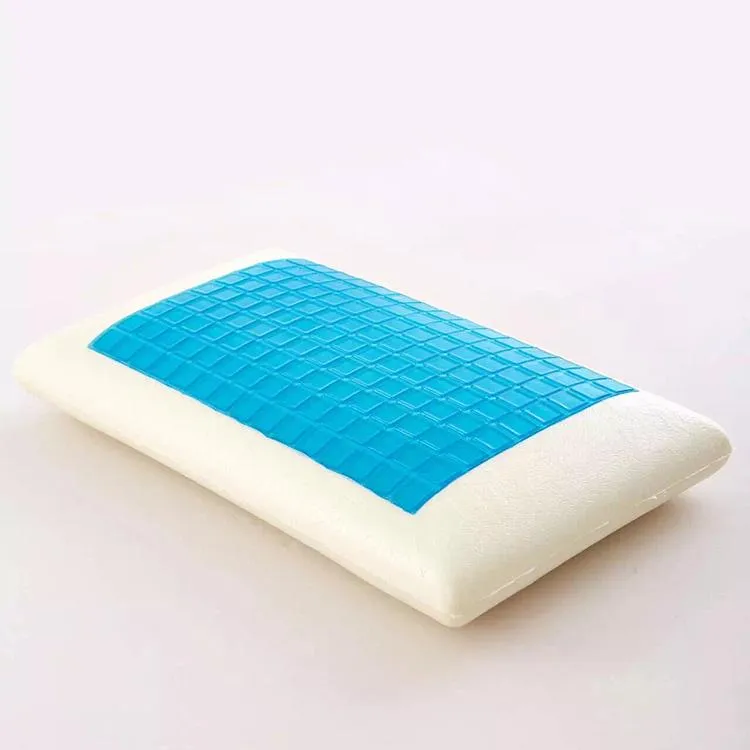 رغوة الذاكرة وسادة بيضاء وسادة الأزرق تبريد الراحة قابل للغسل فقرات عنق الرحم حماية جودة عالية
