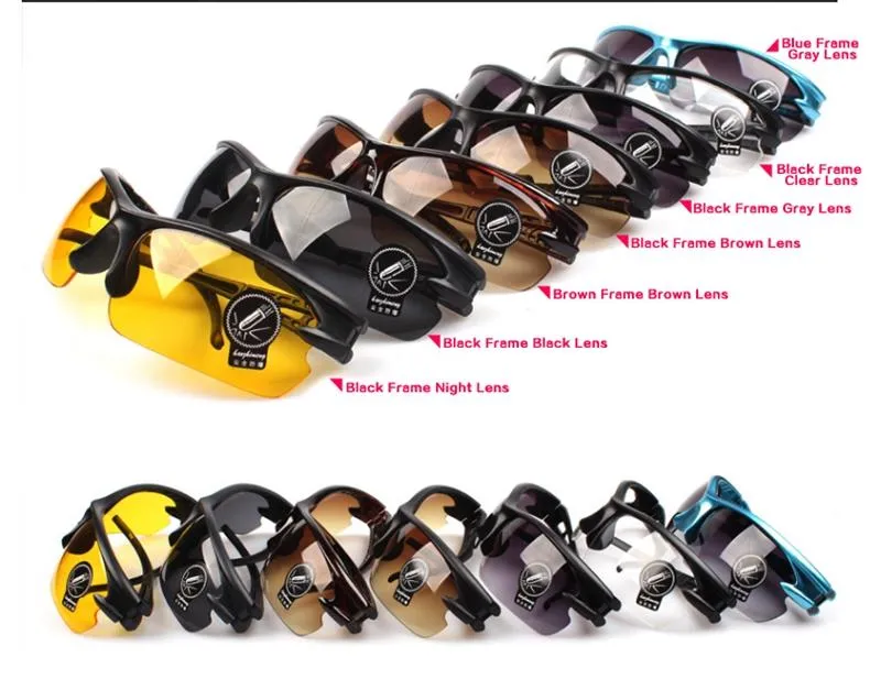 Vente en gros 7 couleurs vélo de plein air conduite lunettes de cyclisme lunettes de sport lunettes de soleil lunettes vente chaude lunettes de créateur élégantes lunettes de soleil