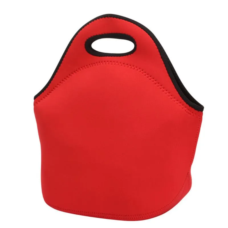 Borsa per il pranzo portatile con isolamento termico in neoprene Donna Bambini Borse casual per bambini Scatola Tote Contenitore impermeabile Organizer1190F