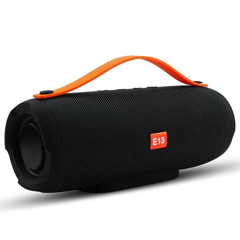 E13 Mini Bärbar Trådlös Bluetooth-högtalare Stereohögtalare Radio Musik Subwoofer Kolumn med TF FM för mobiltelefon