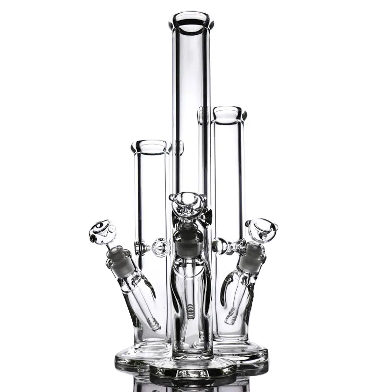 9mm Thick Glass Bong Straight 18 14 12 inches With elephant Joint Super Heavy water pipe big bongs dab rig