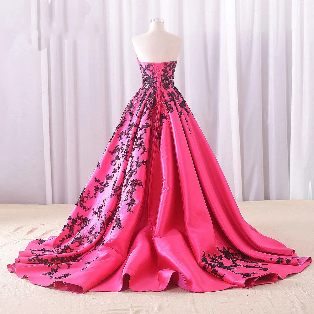 white christmas dresses Ladivine CD736 Elegant Fitted Formal Embellished Satin Gown Rose Gold / 0