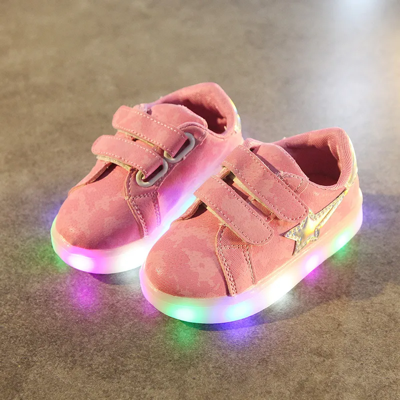 Enfant en bas âge enfants garçons filles enfant lumière LED course  athlétisme baskets bébé chaussures 