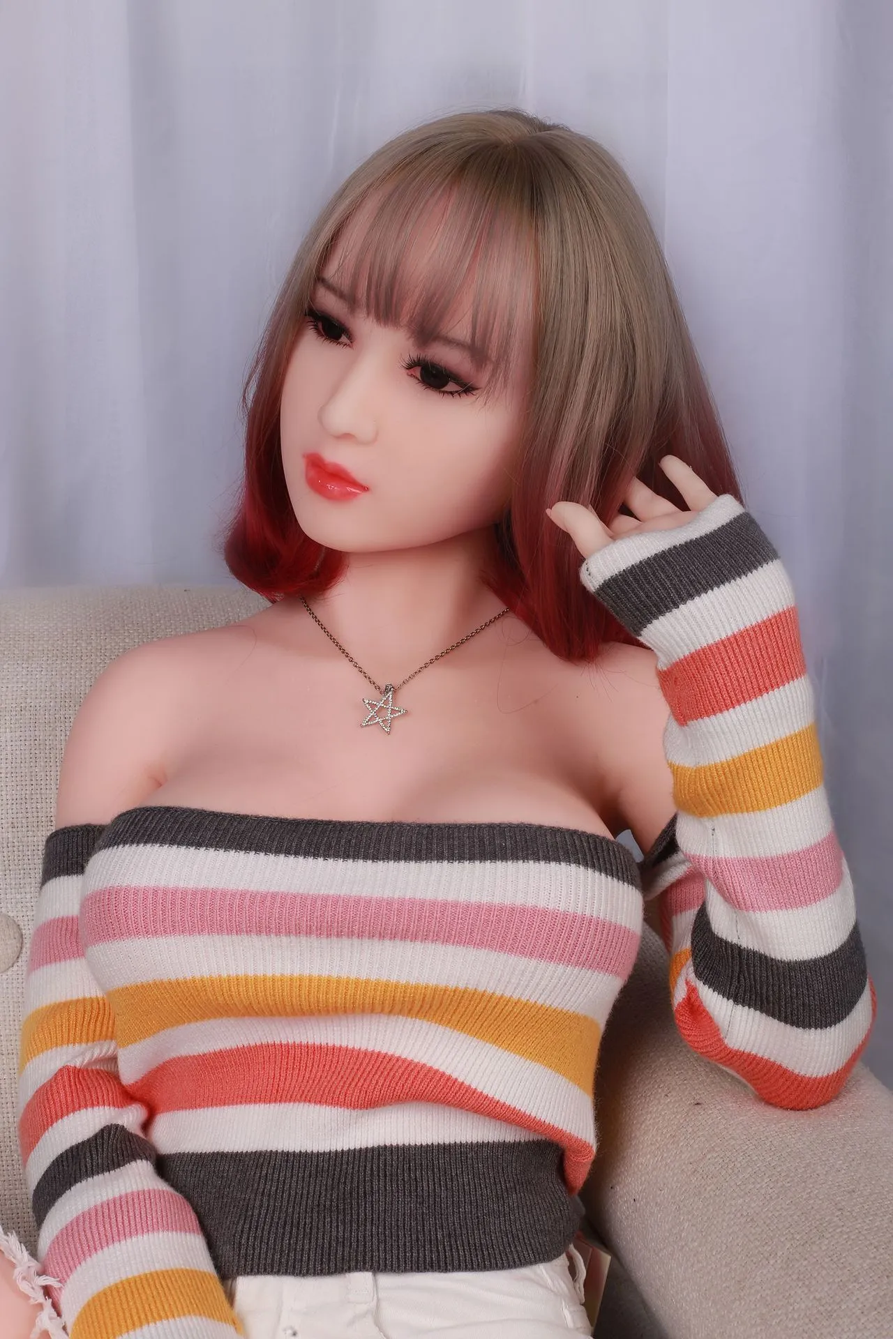 163cm Real full body love dolls Huge big breast boobs fat butts chubby semi solid silicone sex doll blow up adult sex toys for male3