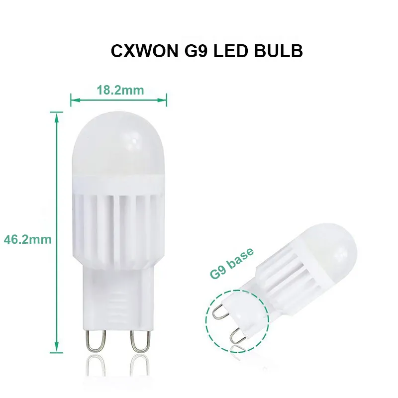 G9 LED dimmable 3W 2700K 260Lm