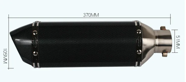 2024 Motorcycle Exhaust Pipe, Modified Sports Car Sound Scorpio Exhaust Pipe, Yamaha Little Ninja Hexagonal R6 Fried Street Exhaust Pipe, Black Coated 2024 Motorcycle Exhaust Pipe, Modified Sports Car Sound Scorpio Exhaust Pipe, Yamaha Little Ninja Hexagonal R6 Fried Street Exhaust Pipe, Black Coated