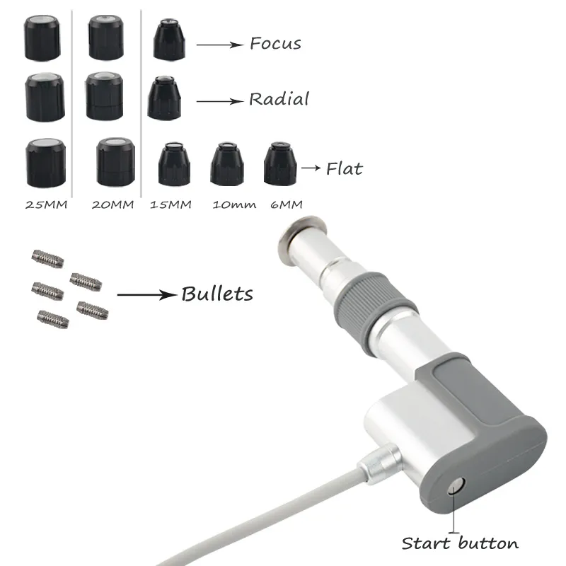 Högfrekvent ortopedi Akustisk Shockwave Therapy Machine Ed Shock Wave Therapy för erektil dysfunktion med CE-godkänd