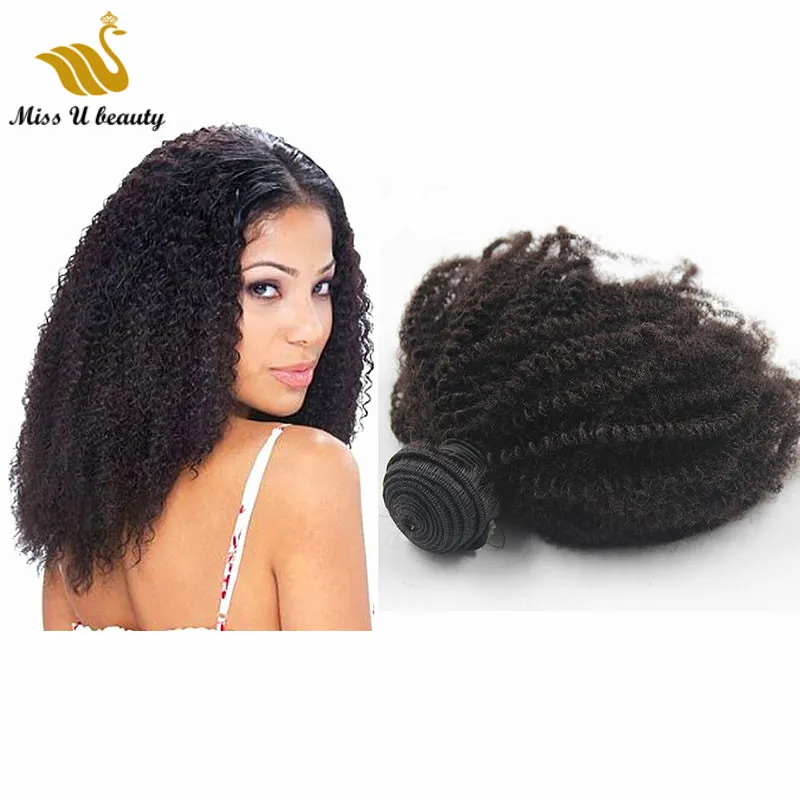 4A 4B 4C Afro Kinky Curly Human Hair Weave Bundles virgin hairextensions 큐티클 정렬 10-20inch230p