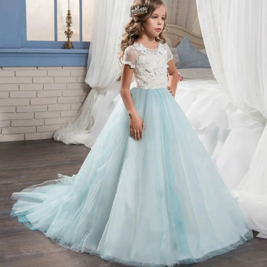 Vestidos largos de fiesta para niñas 2019 cheap