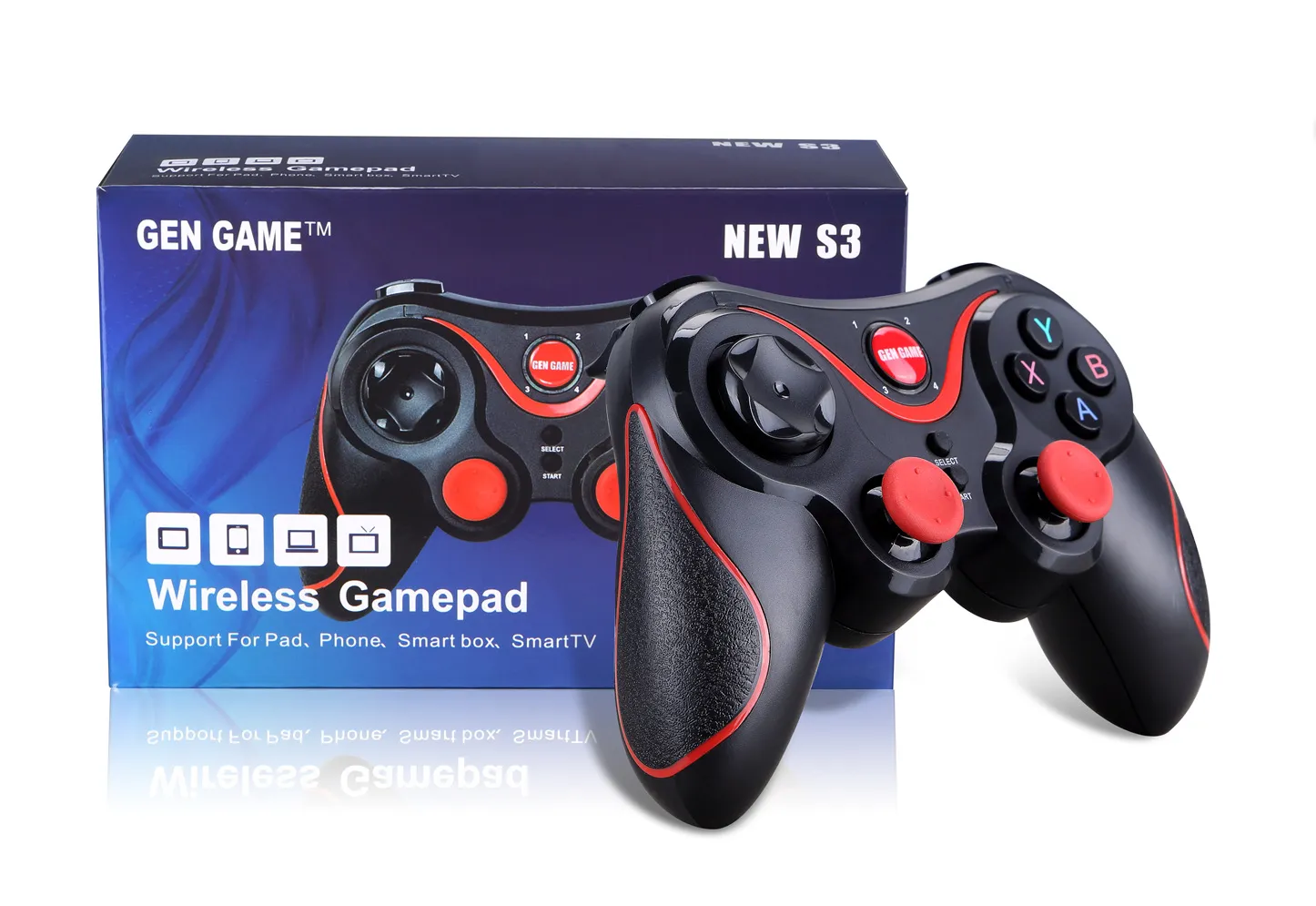 IPEGA PG 9077 اللاسلكية بلوتوث gamepad 2.4 جرام قوس عصا التحكم الروبوت فوز لعبة وحدة التحكم في الهاتف الذكي PS3