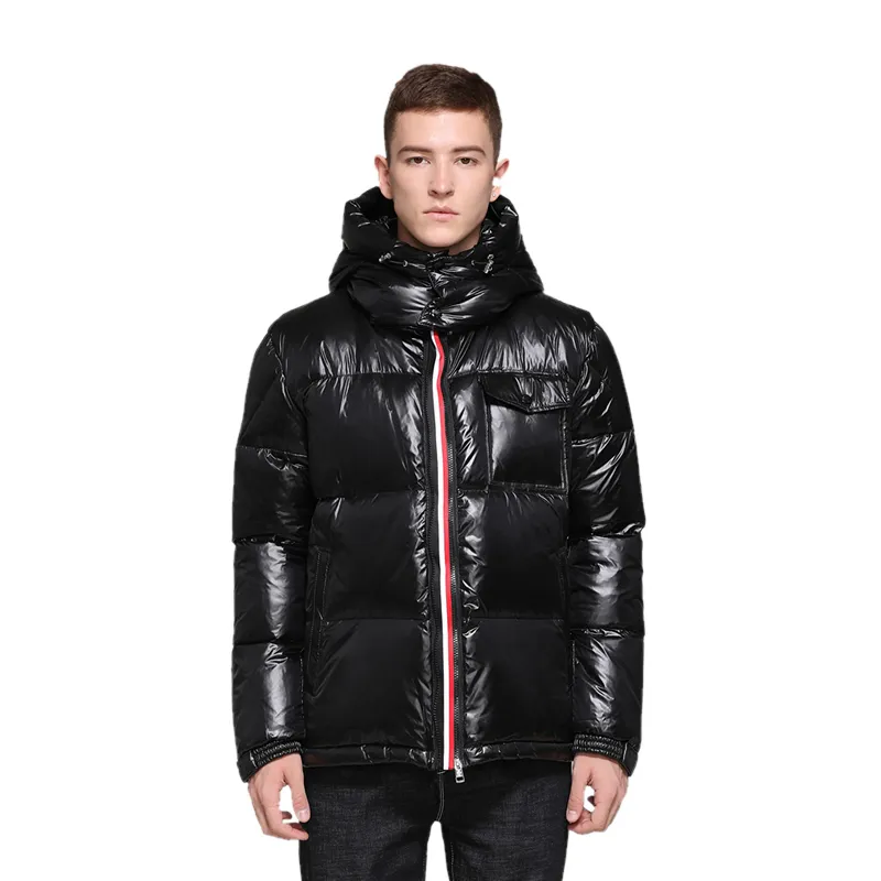 Shiny mens jacket deals