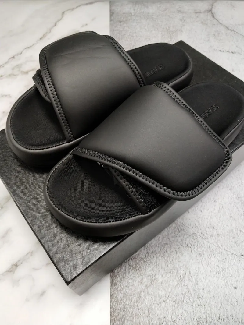 NYLON SLIDES Season 7 6 Designer Thick Soled Adilette Sandals With Box ...