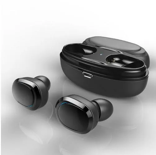 Original T12 Dual True Wireless Bluetooth Kopfhörer Ohrhörer Ohrhörer In-Ear Stereo Music Headsets Unsichtbare Kopfhörer Freisprecheinrichtung Mikrofon