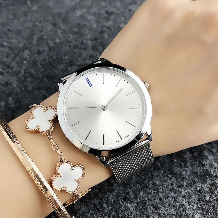 Fashion Brand wrist watch for women's men's unisex style Steel metal band quartz watches TOM 2140211x