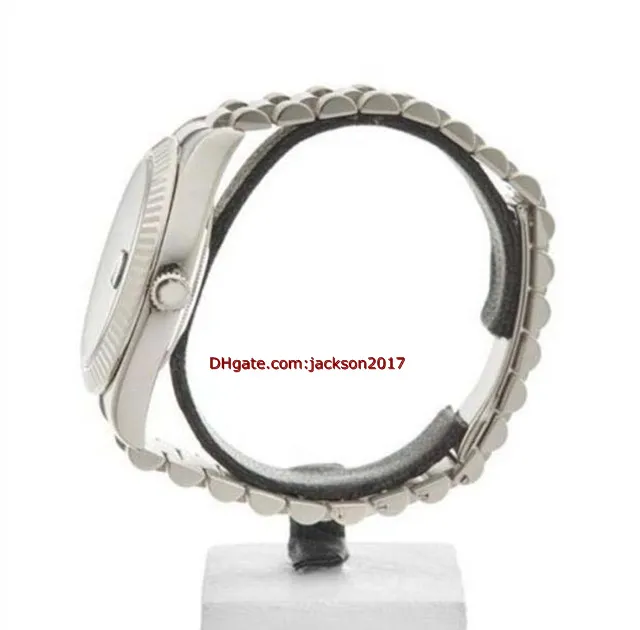 DHgate.com:Blue Wave Dial II 18K White Gold Mens Watch