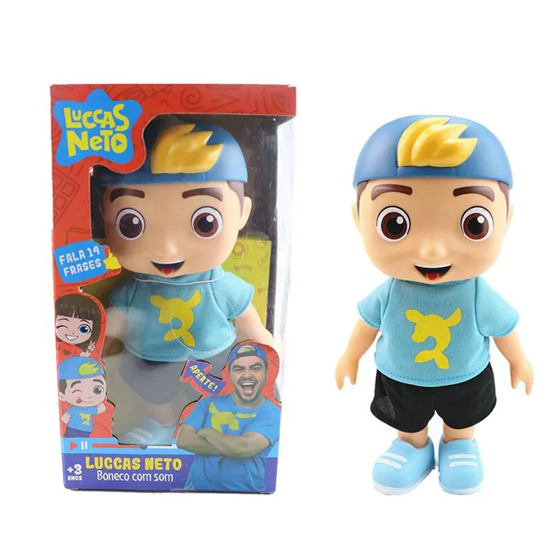 25 centímetros Luccas Neto boneca Action Figure Vinil Coleção Fala modelo brinquedos com som crianças Presentes 25 centímetros Luccas Neto boneca Action Figure Vinil Coleção Fala modelo brinquedos com som crianças Presentes