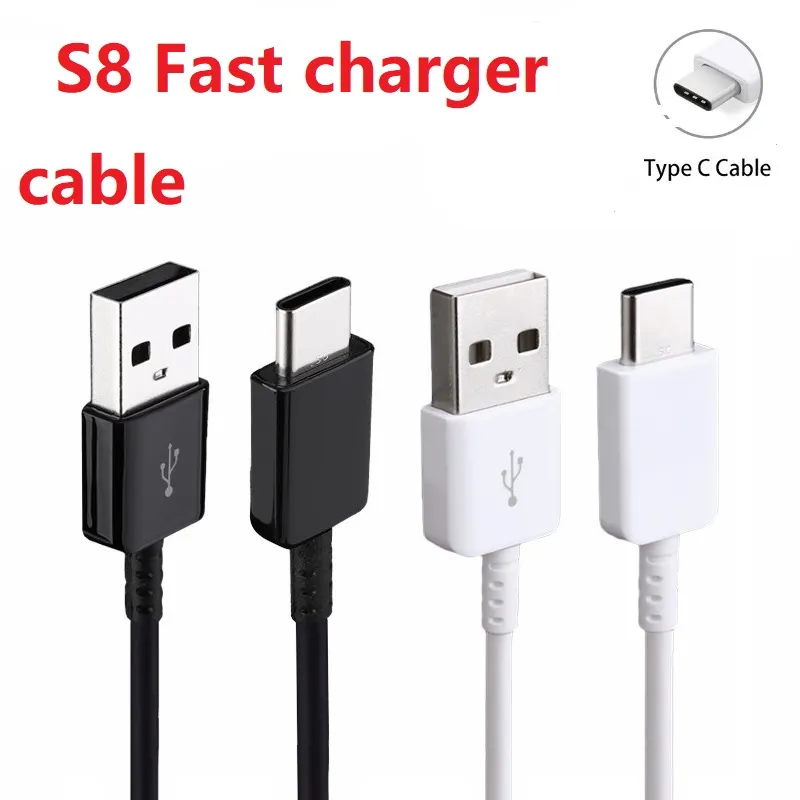 Тип с кабель 120см быстрое зарядное устройство кабель для Samsung S8 быстрое зарядное устройство USB 3,1 Тип C быстрый кабель