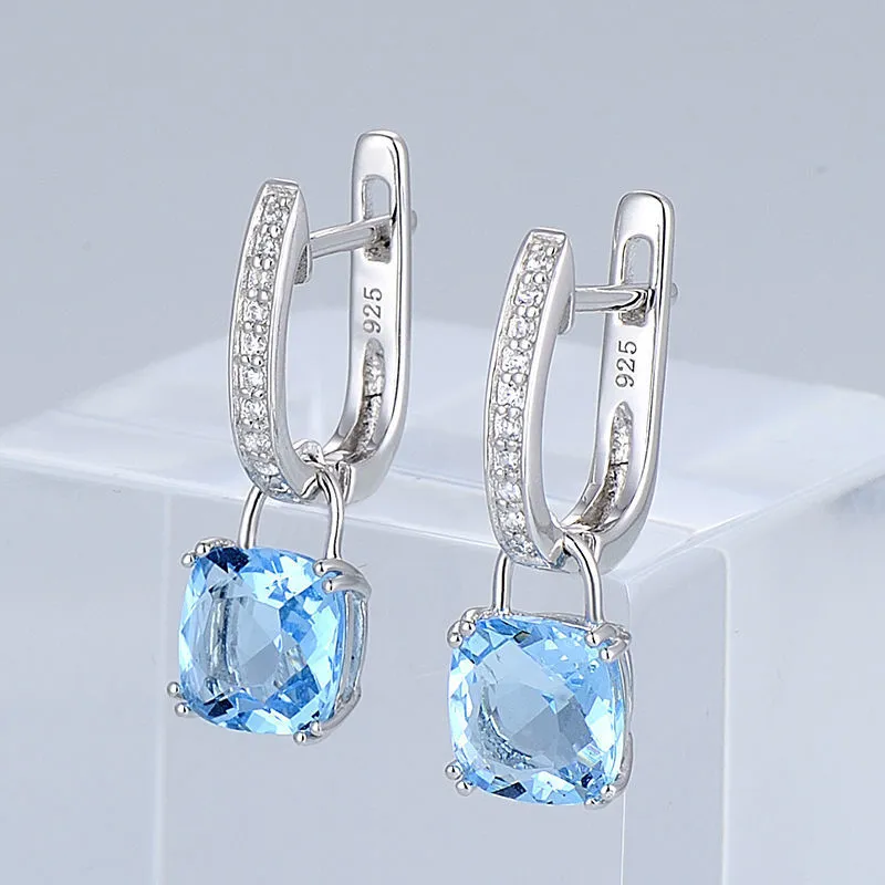 Silver Earrings - E304362SBLGZ1SL925-SV10