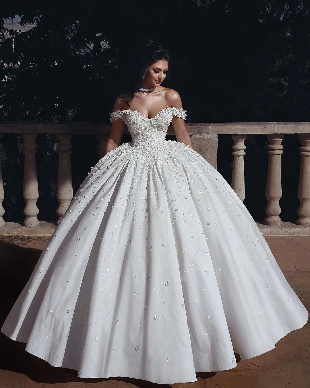 lace mermaid off the shoulder wedding dress White Mermaid Satin Lace Off Shoulder Wedding Dresses With Train, MW868