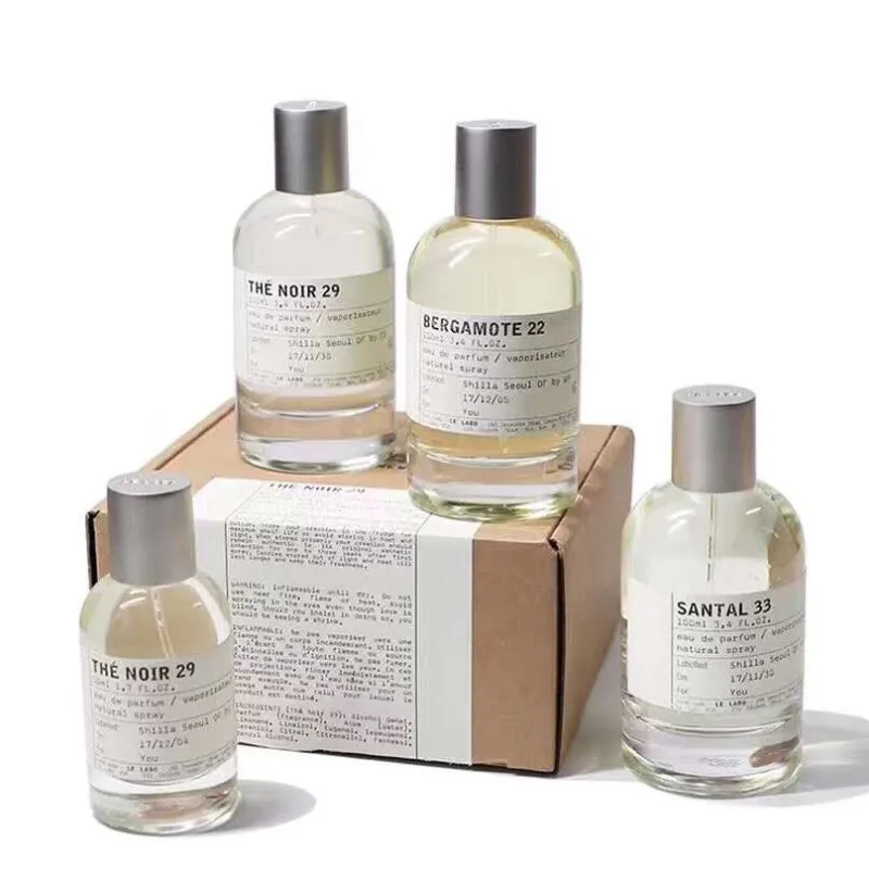 Le labo neutral parfym 100 ml santal 33 bergamote 22 rose 31 noir 29 långa varumärke eau de parfum varaktiga doftfria fartyg