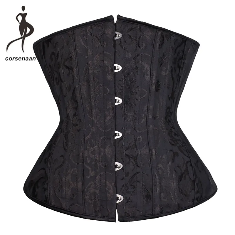 Artı Boyutu Kadınlar Bel Cincher Şekillendirici Kum Saati Wasipe Underbust Corselet G Çelik Ile 26 Çelik Kemikli Uzun Troso Korse 2834 # J190701