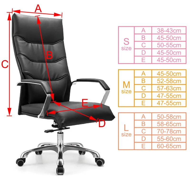 Fodera Sedia Da Ufficio In Tessuto Jacquard Universale Poltrona