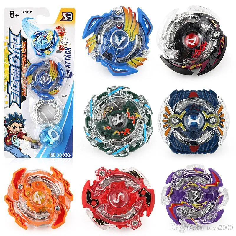 Nowy toupie Beyblade Burst Beyblades Metal Fusion z kolorową skrzynką żyroskopową najlepszą grę dla dzieci prezent BB812 bez uruchamiania