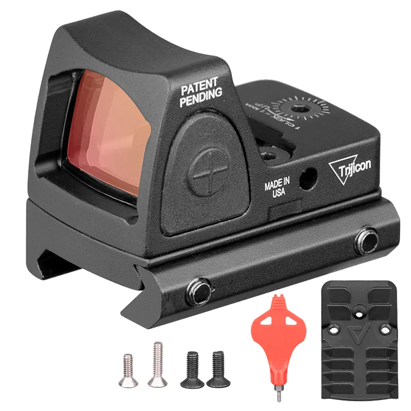 2019 Новый Trijicon RMR Регулируемая Стиль G17 Red Dot Sight Scope С Protect резиновое покрытие для охоты