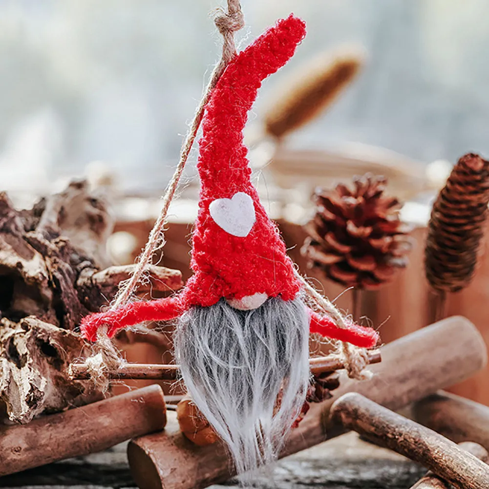 ホリデーガーデンぶら下げ飾りスイングクリスマスパーティーギフト装飾妖精の木の工芸品ホームフェイスデールイージーインストール