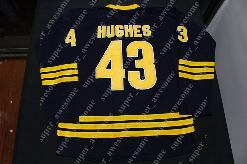 Maglia da hockey Michigan Wolverines Kyle Connor Jacob Trouba Max Pacioretty Carl Hagelin Brendan Morrison Kevin Porter Red Berenson Zach Werenski