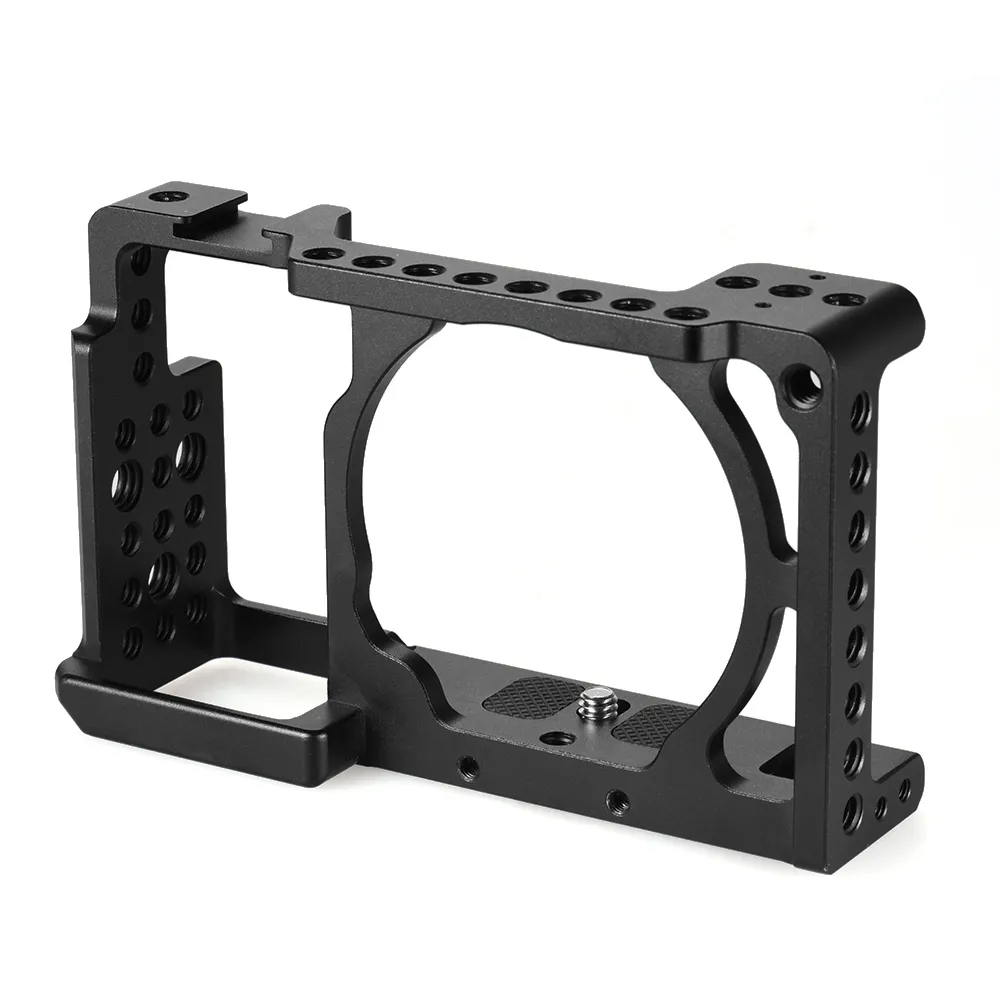 Freeshipping Ochronna Kamera Kamera Kamera Stabilizator Ochraniacz do Sony A6000 A6300 NEX7 ILDC do montażu mikrofonu Monitor Light