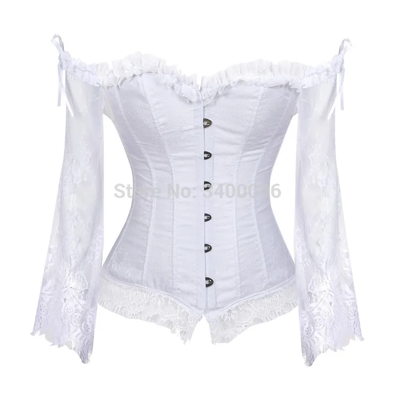 Vintage Victorian Burlesque Lace Lace Corset Top And Bustier