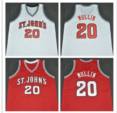 Custom Men Youth women Vintage #20 CHRIS MULLIN ST JOHNS College Basketball Jersey Size S-4XL or custom any name or number jersey