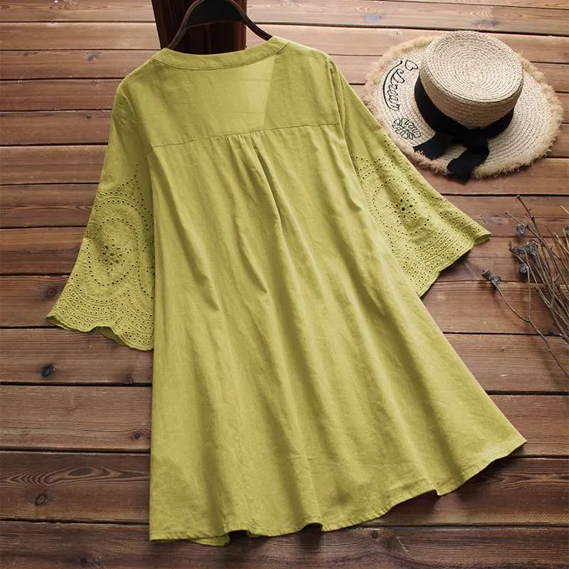 Blusas de lino 2019 cheap