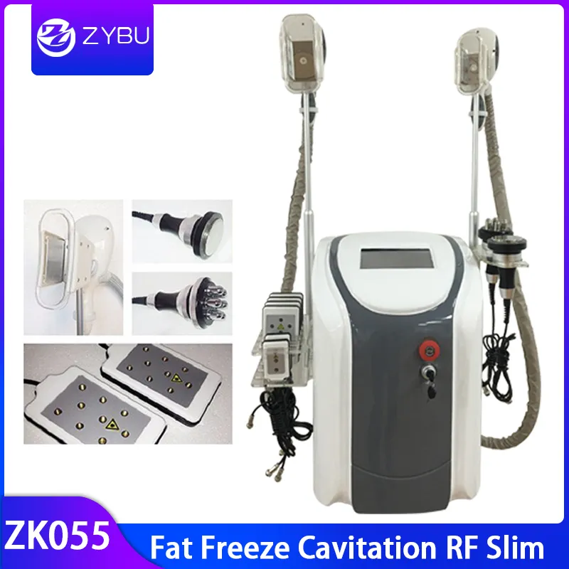 Bärbar Fat Frysning Slimming Maskin Cryo Cryoterapi Ultraljud Kavitation RF Liposuction Lipo Laser Fat Burning Viktminskning Maskin