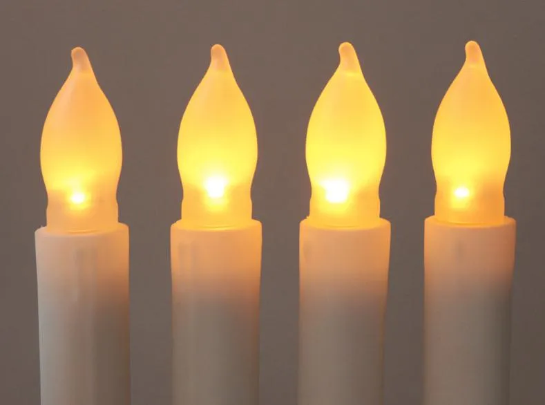 12 Candele Galleggianti LED Con Telecomando A Bacchetta Magica – Senza Fiamma, Per Halloween, Natale E Feste