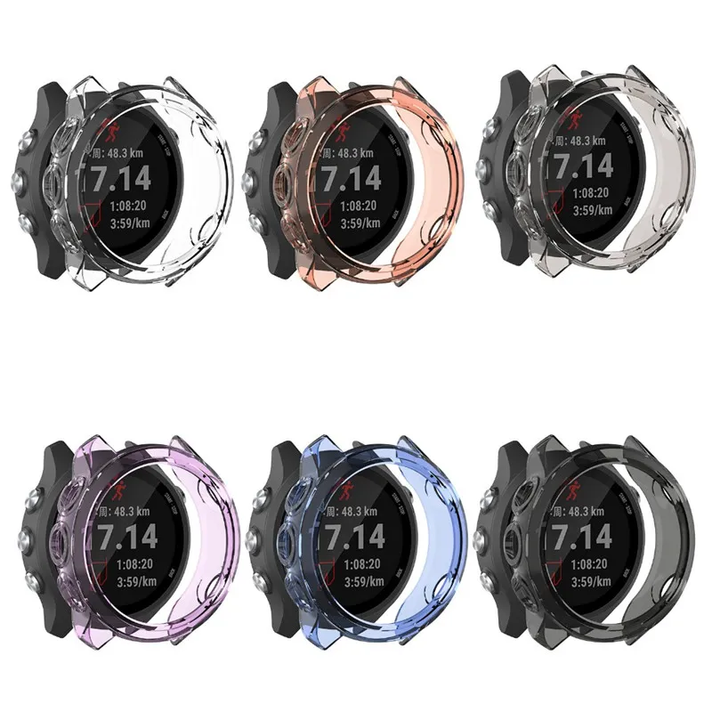 Ochronna obudowa TPU Osłona dla Garmin Forerunner245M dla Garmin Forerunner245 SmartWatch Dial Ochronna Obudowa Odporna na wstrząsy Shell Hurt