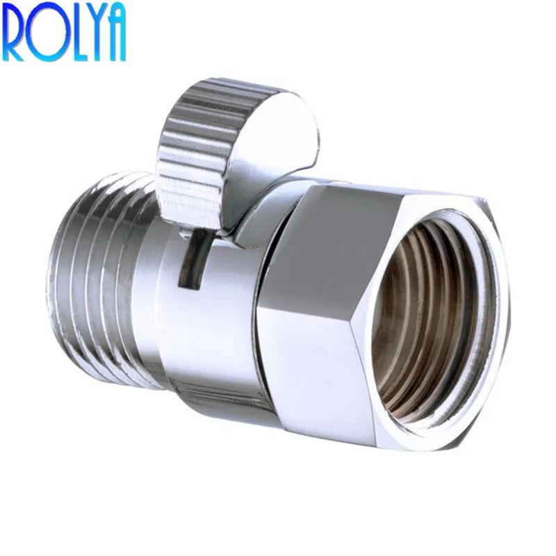 Rolya Shower Pressue Quick Water Control Valve G1/2 Brass Shut Off Switch